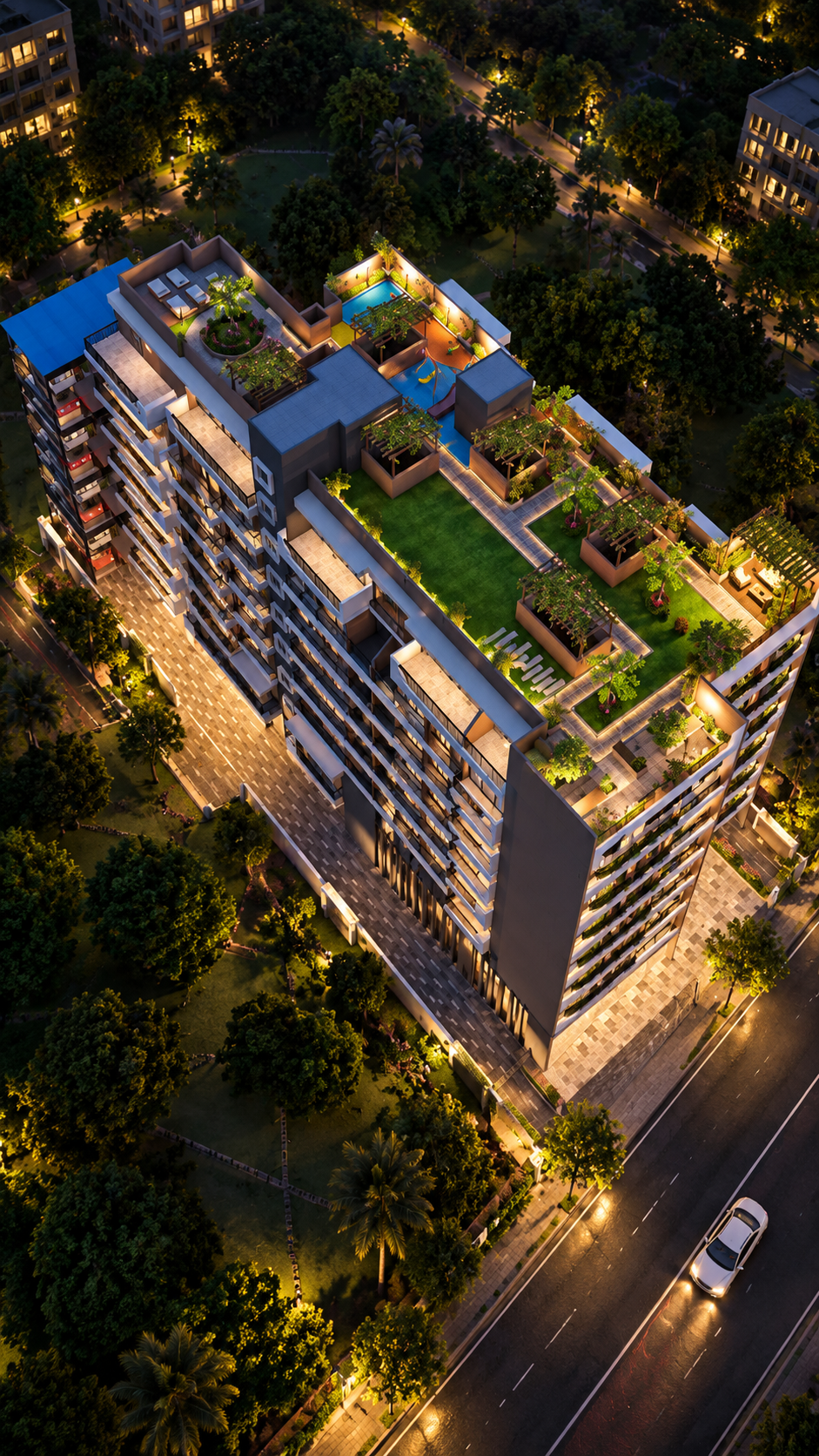 Residential towers in Navi Mumbai